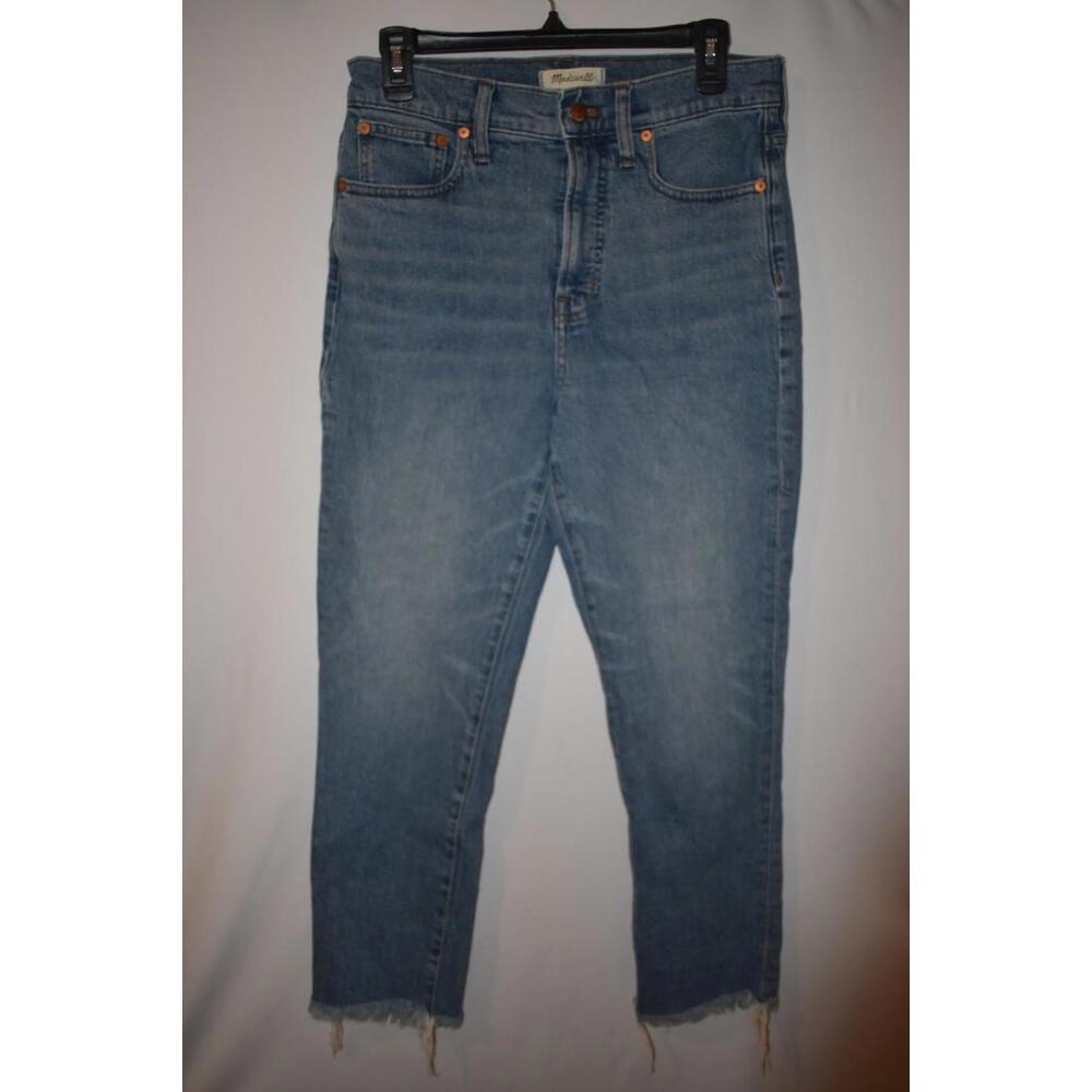 Madewell The Perfect Vintage Jean Womens Blue Hoyne Wash Tapered Jeans Size 28‎